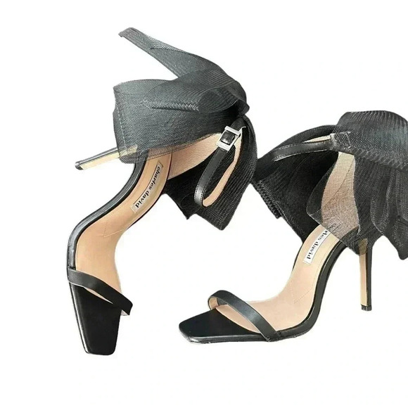 CHARLES DAVID Emotional Tulle Bow Sandal  size 9 1/2 - Picture 6 of 11